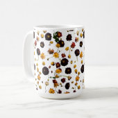 Mug classique de 15 oz avec design d'explosion flo (Devant gauche)