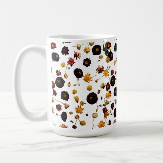 Mug classique de 15 oz avec design d'explosion flo (Gauche)