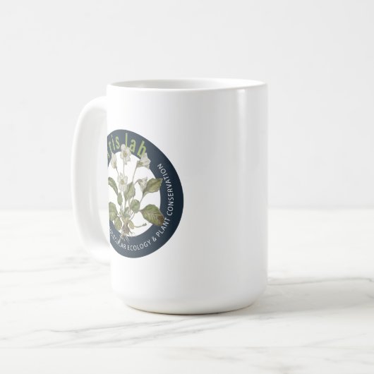 Mug classique de 15 oz avec logo Morris Lab (Devant gauche)