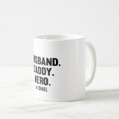 Mug classique de Fête des pères personnalisée (Devant droit)