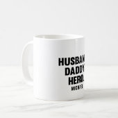 Mug classique de Fête des pères personnalisée (Devant gauche)
