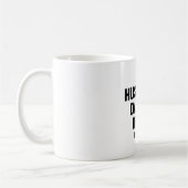 Mug classique de Fête des pères personnalisée (Gauche)