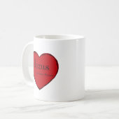 Mug classique de la collection "Jésus est mon Seig (Devant gauche)