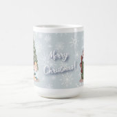 Mug classique de la famille de Noël (Centre)