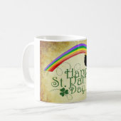 Mug classique de la Saint-Patrick arc-en-ciel/ pot (Devant gauche)