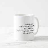 Mug classique de l'Académie Arma Dei (Devant droit)