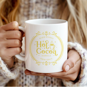 Mug Classique de Noël "Hot Cocoa" personnalisée