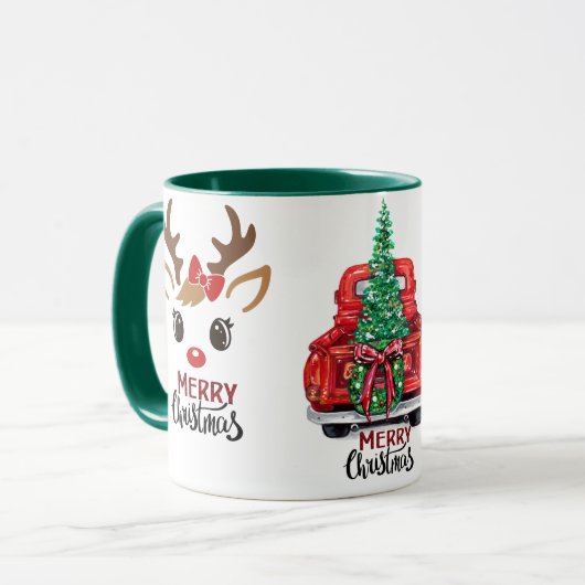 Mug classique de ramassage de Noël (Devant gauche)