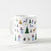 Mug classique de vacances d'hiver (Devant gauche)