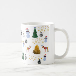 Mug classique de vacances d'hiver