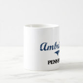 Mug Classique de ville d'Ambridge Pennsylvanie (Centre)