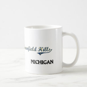 Mug Classique de ville de Bloomfield Hills Michigan