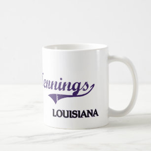 Mug Classique de ville de Jennings Louisiane