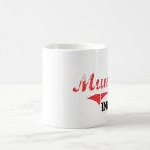 Mug Classique de ville de Muncie Indiana (Centre)
