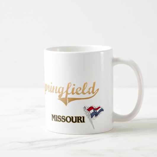 Mug Classique de ville de Springfield Missouri (Droite)
