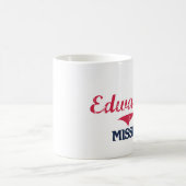 Mug Classique de ville d'Edwards Mississippi (Centre)