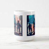 Mug classique des soldats américains, 15 oz (Centre)