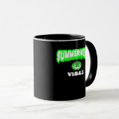 Mug Classique des Vibes d'été (Devant droit)