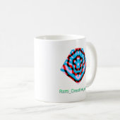 Mug classique, design de texte "Ratti_Creative_Art (Devant droit)
