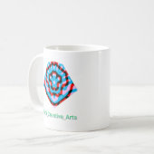 Mug classique, design de texte "Ratti_Creative_Art (Devant gauche)