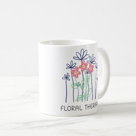 Mug classique - Douceur pétale-Zazzle (Devant droit)