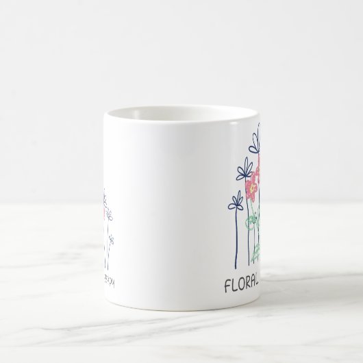 Mug classique - Douceur pétale-Zazzle (Centre)