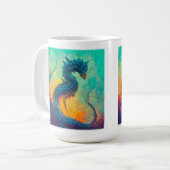 Mug classique Dragon Bleu, 15 oz (Devant gauche)