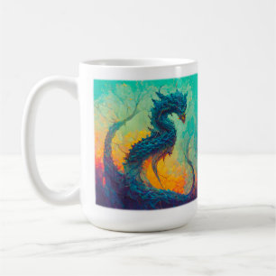 Mug classique Dragon Bleu, 15 oz