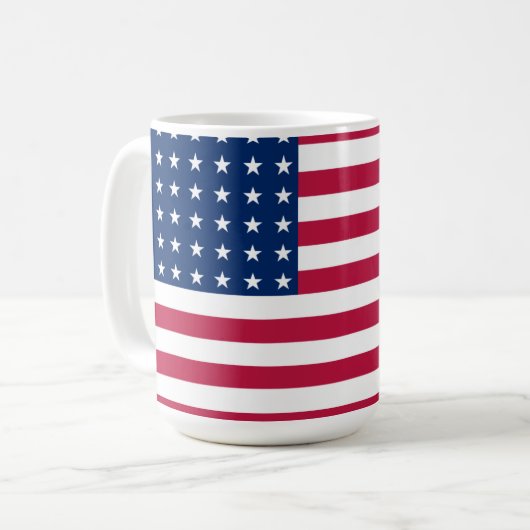 Mug classique drapeau USA (Devant gauche)