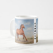 Mug Classique du cheval majestueux (Devant gauche)