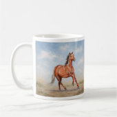 Mug Classique du cheval majestueux (Gauche)