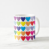 Mug Classique du coeur romantique (Devant droit)