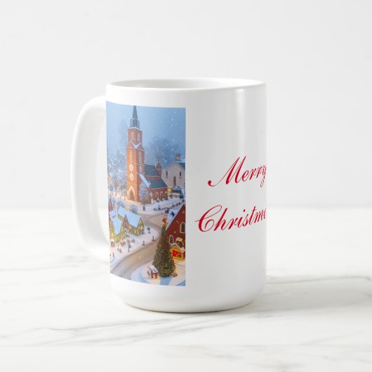 Mug classique du village de Noël (Devant gauche)