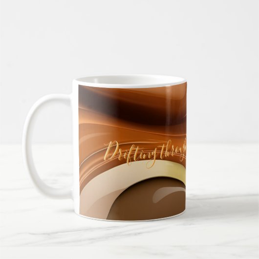 Mug classique en graphisme abstrait (Gauche)