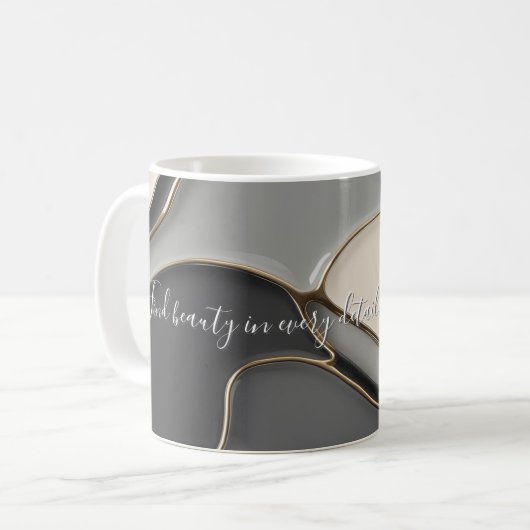 Mug classique en graphisme abstrait (Devant gauche)