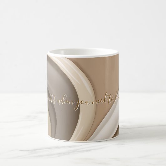 Mug classique en graphisme abstrait (Centre)