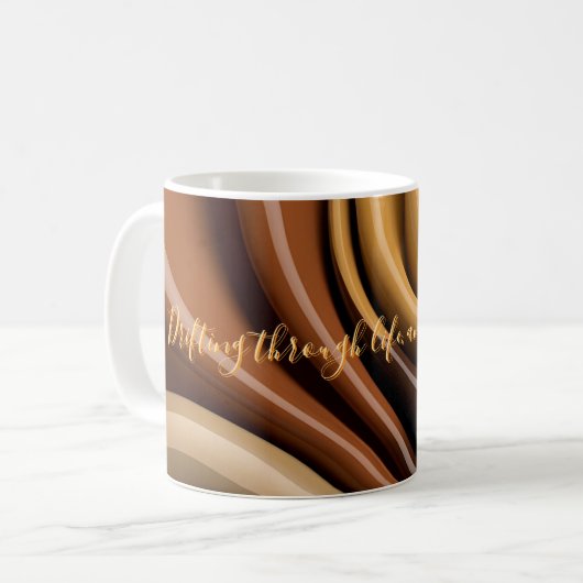 Mug classique en graphisme abstrait (Devant gauche)