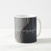 Mug classique en graphisme abstrait (Devant droit)