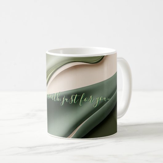 Mug classique en graphisme abstrait (Devant droit)