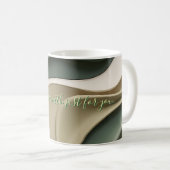 Mug classique en graphisme abstrait (Devant droit)