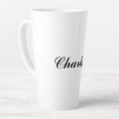 Mug Classique En Tard Avec Votre Nom Personnalisé (Angle gauche)
