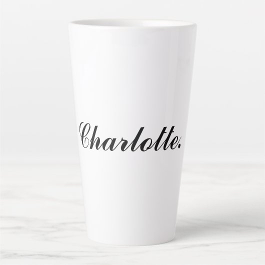 Mug Classique En Tard Avec Votre Nom Personnalisé (Devant)