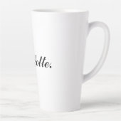 Mug Classique En Tard Avec Votre Nom Personnalisé (Droite)