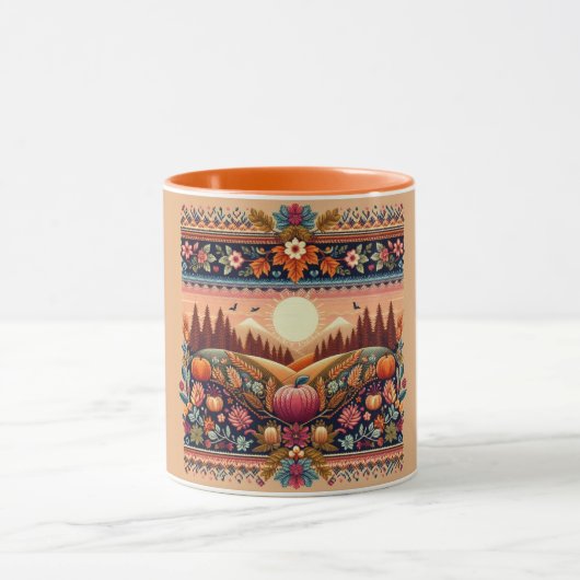 Mug Classique Fair Isle Automne (Centre)