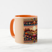 Mug Classique Fair Isle Automne (Devant gauche)