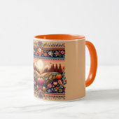 Mug Classique Fair Isle Automne (Devant droit)