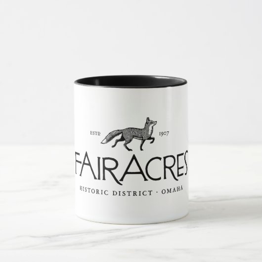 Mug classique Faireacres, 11 oz (Centre)