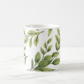 Mug Classique feuille vert printemps (Centre)