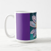Mug Classique (Fleur Étincelante-11) (Gauche)