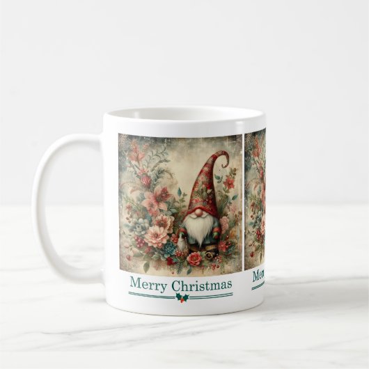 Mug classique Gnome de Noël (Gauche)